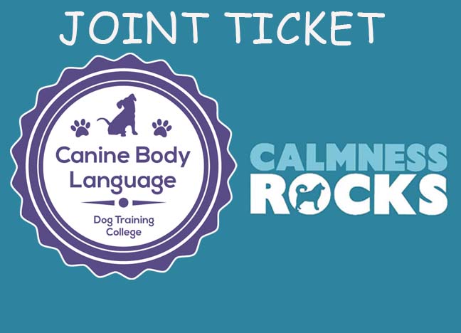 Canine Body Language and Calmness Rocks Joint Ticket