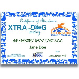 Printed Facebook Live Certificate