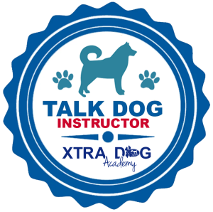 talk dog instructor badge
